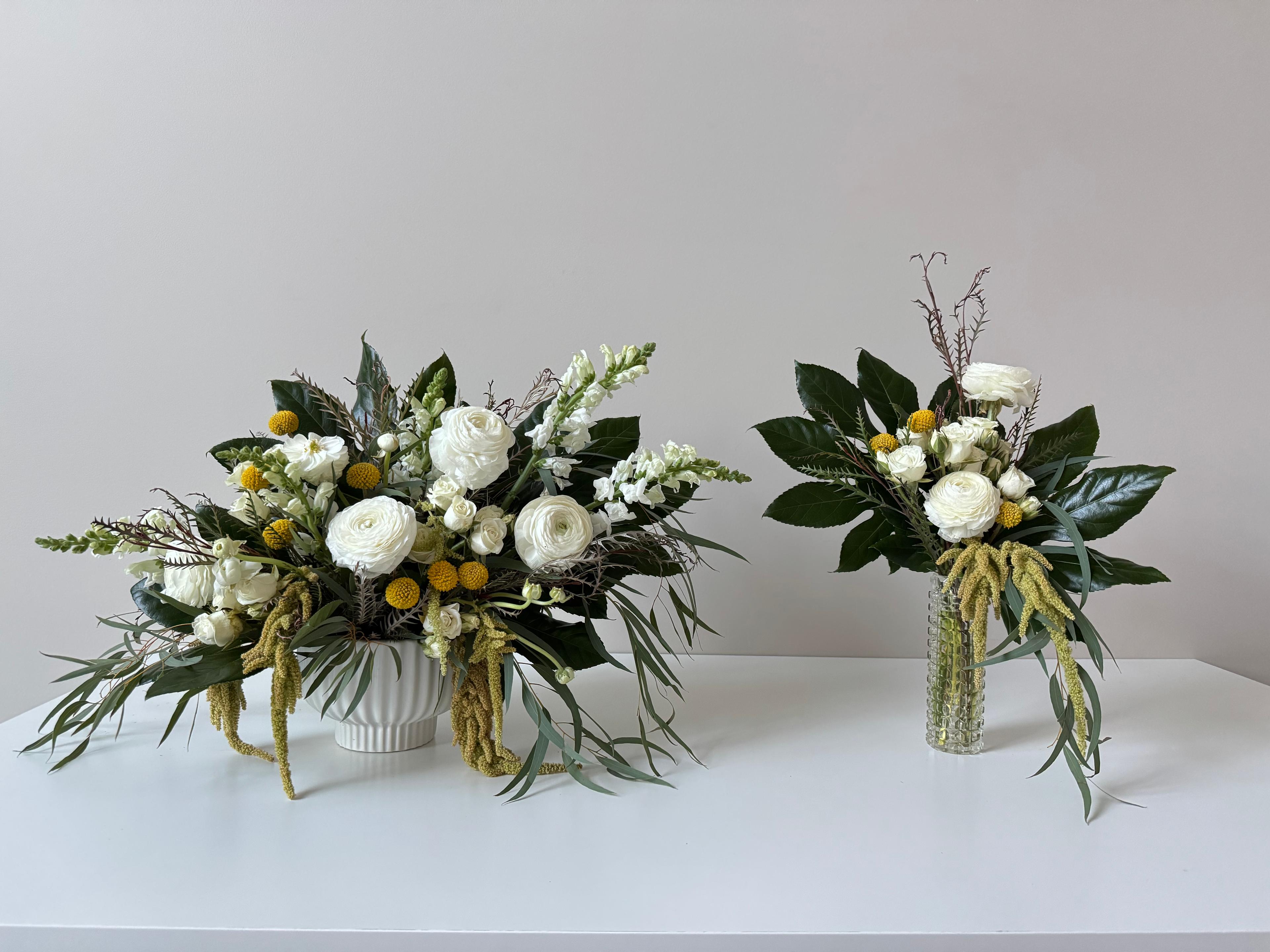 The Study of Timeless Form Floral Arrangement